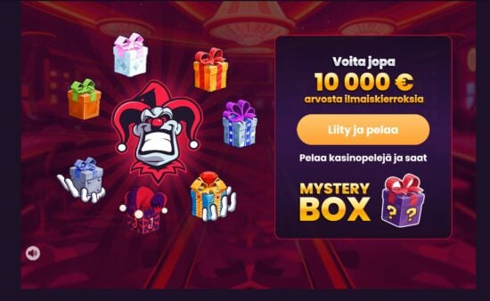 Jokeri Casino tarjoaa mahdollisuuden lukuisiin etuihin. Jokeri Casinolta voi voittaa jopa 10 000 euron edestä ilmaiskierroksia. 