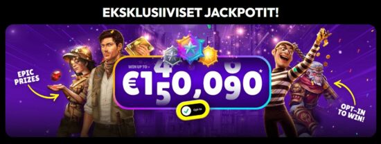 Winsly Kasinon eksklusiiviset jackpotit.