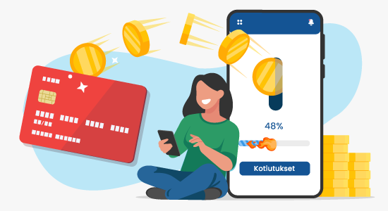 Ihminen nojaa puhelimeen, josta pikakasino varmistaa pelaajan tilille nopeat rahansiirrot. Suomalainen pikakasino varmistaa nopeat nostot.