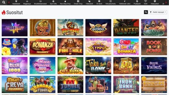 Betrebels pikakasino kokemuksia. Betrebels Casinon peliaulassa nähtävillä suosittuja kolikkopelejä.