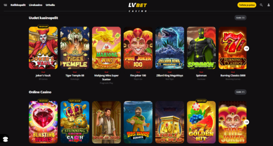 LV Bet Casinon tummassa peliaulassa värikkäät pelit erottuvat ja tarjoavat jännittäviä LVbet kokemuksia.