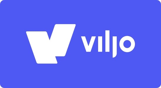 Liila tausta, jossa valkoisella tekstillä Viljo. Viljo on yksi pikakasinoilla käytettävistä maksutavoista. 