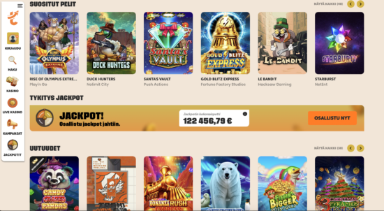 Tykitys Casino on upouusi pikakasino täynnä pelattavaa ja loistavia kampanjoita. Katso Tykitys-kasino kokemuksia!