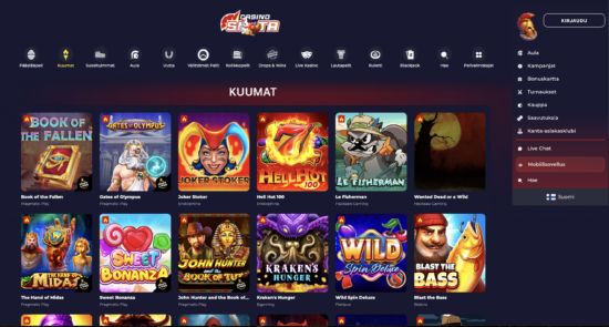 Slota Casinon peliaulassa pelit on jaoteltu eri kategorioihin. Katso Slota Casino kokemuksia!