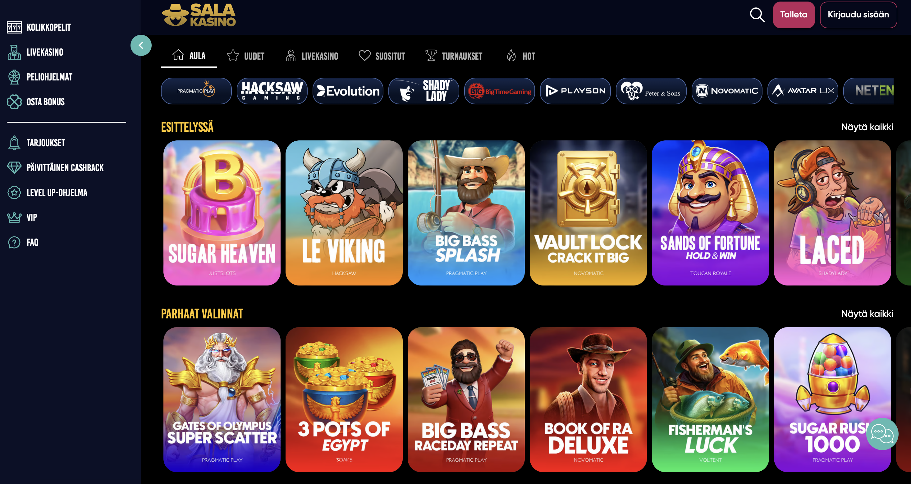 Salakasino Casino on tummasävyinen ja nimeä myöten agenttiteemalla herkutteleva. Pelattavaa riittää peliaulassa. Lue Salakasino Kasino kokemuksia!